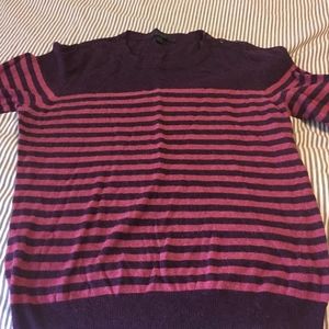 Boden purple striped sweater!